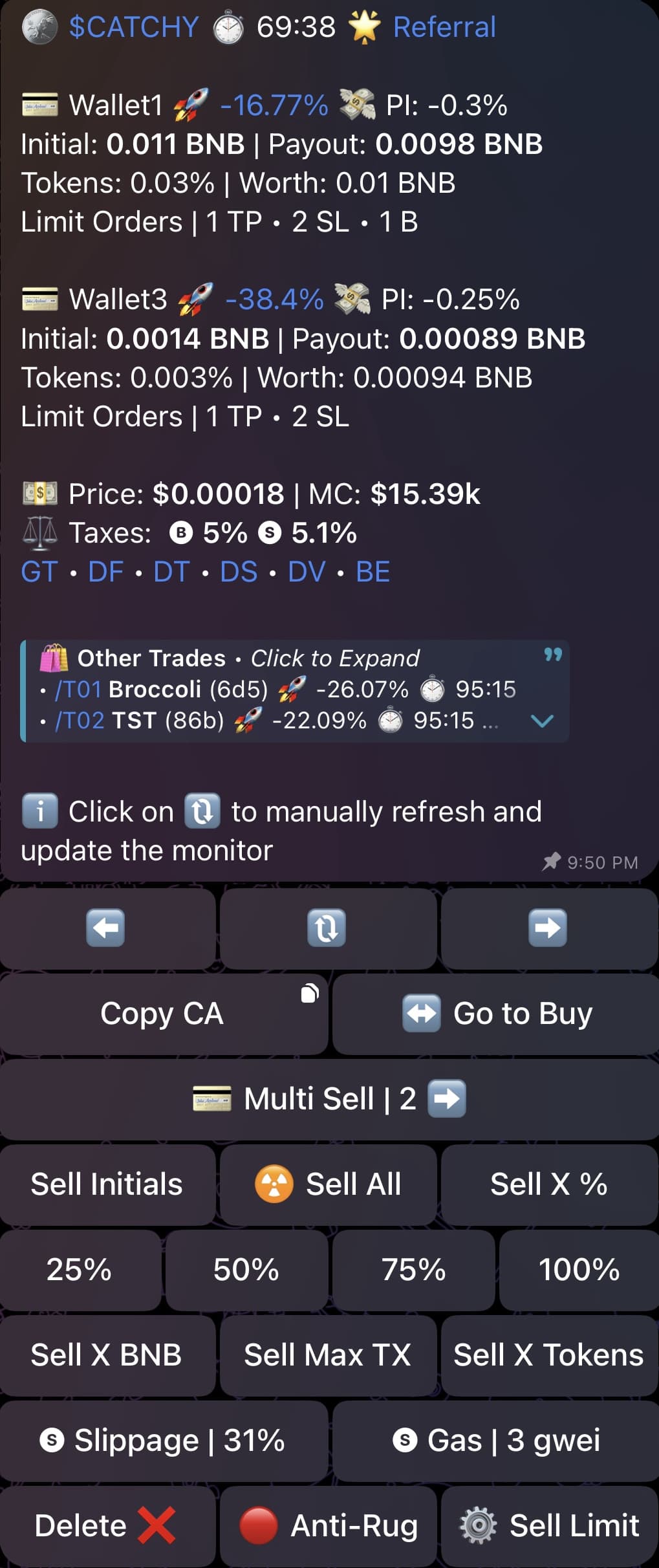 Active Trade Monitors